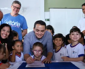 Imagem ilustrativa da imagem Escola municipal de Jardim Camburi passa por reforma completa