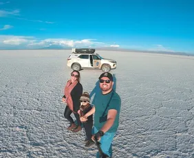 Imagem ilustrativa da imagem Família capixaba quer chegar ao “fim do mundo” de carro