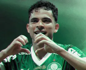 Imagem ilustrativa da imagem Felipe Anderson faz golaço, Palmeiras bate Juventude e lidera o Brasileiro