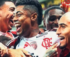 Imagem ilustrativa da imagem Flamengo aproveita expulsões, rebaixa Sport, assume ponta e seca Palmeiras