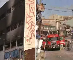 Imagem ilustrativa da imagem Homem e bebê morrem em incêndio em ocupação na zona leste de SP