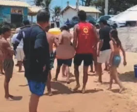Imagem ilustrativa da imagem Homem morre afogado em praia de Guarapari