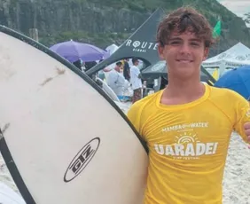 Imagem ilustrativa da imagem Jovem capixaba estreia no Mundial de Surfe em Guarapari