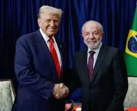 Imagem ilustrativa da imagem Lula conversa com Trump e pede mudanças em Conselho da Paz