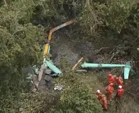 Imagem ilustrativa da imagem Major da FAB e capitão dos Bombeiros estão entre mortos em queda de helicóptero