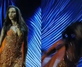 Imagem ilustrativa da imagem Miss Jamaica segue na UTI após queda do palco do Miss Universo: 'Não está tão bem'