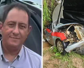 Imagem ilustrativa da imagem Motorista morre após caminhão de leite tombar sobre carro no Sul do ES