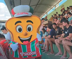 Imagem ilustrativa da imagem “Nasce” um novo mascote do esporte capixaba: conheça o Polentero