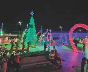 Imagem ilustrativa da imagem Natal instagramável em Guarapari: decoração segue até o dia 06 de janeiro
