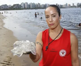 Imagem ilustrativa da imagem O que fazer após ser queimado por água-viva