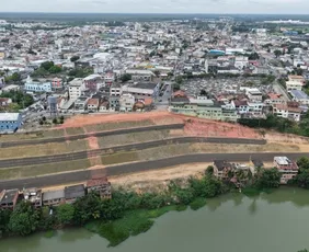 Imagem ilustrativa da imagem Obra para conter ladeira e evitar deslizamentos é entregue em São Mateus