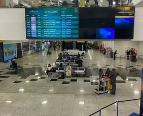 Imagem ilustrativa da imagem Pane global no sistema aéreo causa atraso em voos no Aeroporto de Vitória