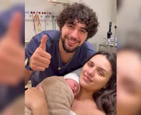 Imagem ilustrativa da imagem Parto de Rafa Kalimann durou 40 horas, diz Nattan