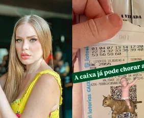 Imagem ilustrativa da imagem Processada pela Caixa, ex-BBB Paulinha Leite acerta quina na Mega da Virada