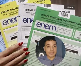 Imagem ilustrativa da imagem Quem é o jovem que antecipou questões do Enem 2025