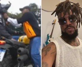 Imagem ilustrativa da imagem Rapper Rael é assaltado e tem moto levada em parque de São Paulo