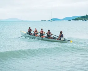 Imagem ilustrativa da imagem Remo de Praia: “Arena olímpica” na Curva da Jurema