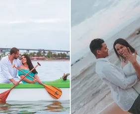 Imagem ilustrativa da imagem Romance nas águas e encontro durante retiro: as histórias de casais do ES