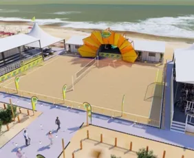 Imagem ilustrativa da imagem São Mateus: nova arena esportiva no Verão de Guriri