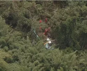 Imagem ilustrativa da imagem Três pessoas morrem em queda de helicóptero no Rio