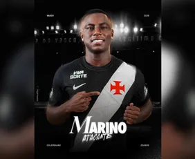 Imagem ilustrativa da imagem Vasco anuncia a contratação do atacante Marino Hinestroza