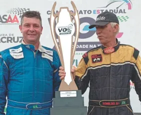 Imagem ilustrativa da imagem Velocidade na terra: Liliu e Strey são os campeões