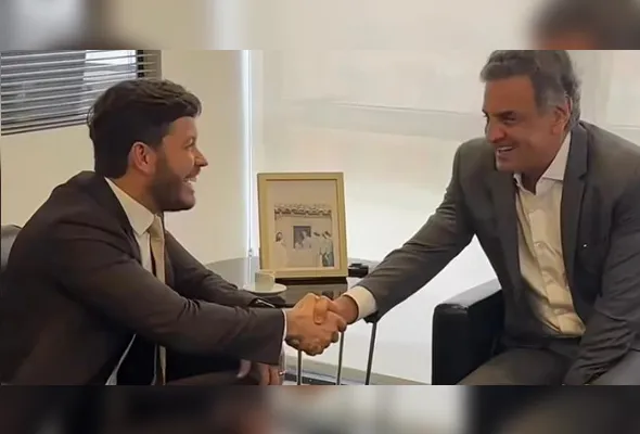 Arnaldinho Borgo e Aécio Neves