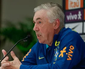 Imagem ilustrativa da imagem Ancelotti põe Marquinhos e Vini ante Croácia e lamenta
