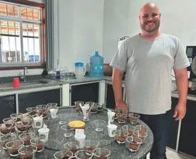 Imagem ilustrativa da imagem Avaliação sensorial de cafés na Casa do Agricultor de Brejetuba