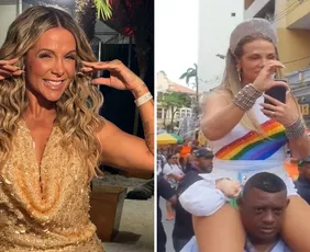 Imagem ilustrativa da imagem Carla Perez se desculpa após críticas por cena envolvendo segurança negro