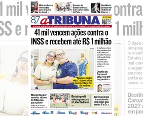 Imagem ilustrativa da imagem Confira os destaques do jornal A Tribuna desta quarta-feira