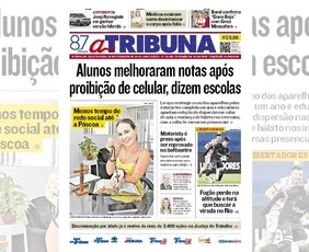 Imagem ilustrativa da imagem Confira os destaques do jornal A Tribuna desta quinta-feira
