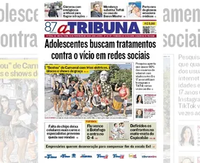 Imagem ilustrativa da imagem Confira os destaques do jornal A Tribuna desta sexta-feira