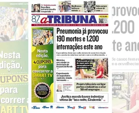 Imagem ilustrativa da imagem Confira os destaques do jornal A Tribuna desta sexta-feira