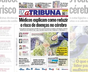Imagem ilustrativa da imagem Confira os destaques do jornal A Tribuna deste domingo