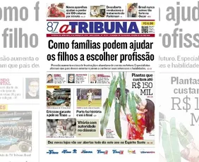 Imagem ilustrativa da imagem Confira os destaques do jornal A Tribuna deste domingo