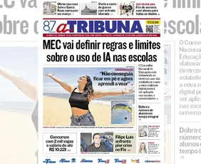 Imagem ilustrativa da imagem Confira os destaques do jornal A Tribuna deste sábado
