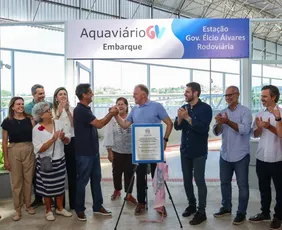 Imagem ilustrativa da imagem Conheça a estação do Aquaviário, que vai funcionar na Rodoviária de Vitória