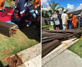 Imagem ilustrativa da imagem Criança de 10 anos morre após estrutura de playground desabar em Minas Gerais