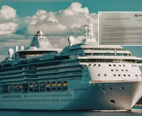 Imagem ilustrativa da imagem Cruzeiro, com 21 capixabas, muda itinerário devido a ataque ao Irã