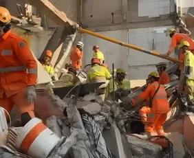 Imagem ilustrativa da imagem Desabamento de lar de idosos em Belo Horizonte causa seis mortes