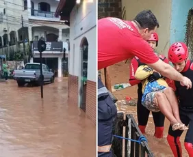 Imagem ilustrativa da imagem Enchente deixa 80 famílias desalojadas na Região Serrana do ES