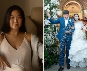 Imagem ilustrativa da imagem Estilista capixaba Julia Pak assina vestido de noiva de Tabata Amaral