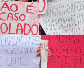 Imagem ilustrativa da imagem Estudantes fazem protesto contra alunos que criaram fotos falsas de colegas com IA