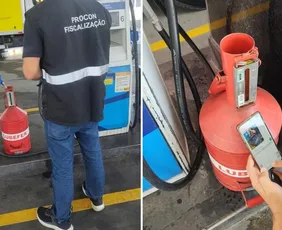 Imagem ilustrativa da imagem Fiscalização do Procon identifica irregularidade em bomba de posto de combustíveis