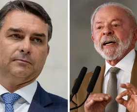 Imagem ilustrativa da imagem Flávio Bolsonaro tem 38% e Lula tem 33% dos votos no Espírito Santo