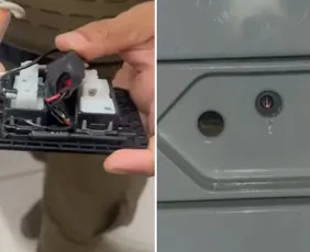 Imagem ilustrativa da imagem Funcionária acha microcâmera escondida em banheiro de empresa em SC