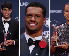 Imagem ilustrativa da imagem Gabriel Araújo, Alcaraz e Sabalenka são vencedores do Laureus, o Oscar do esporte