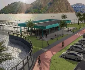 Imagem ilustrativa da imagem Governo anuncia nova estação do aquaviário em Vitória; outras 3 estão previstas