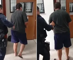 Imagem ilustrativa da imagem Guarda prende homem que feriu companheira com faca em Vitória